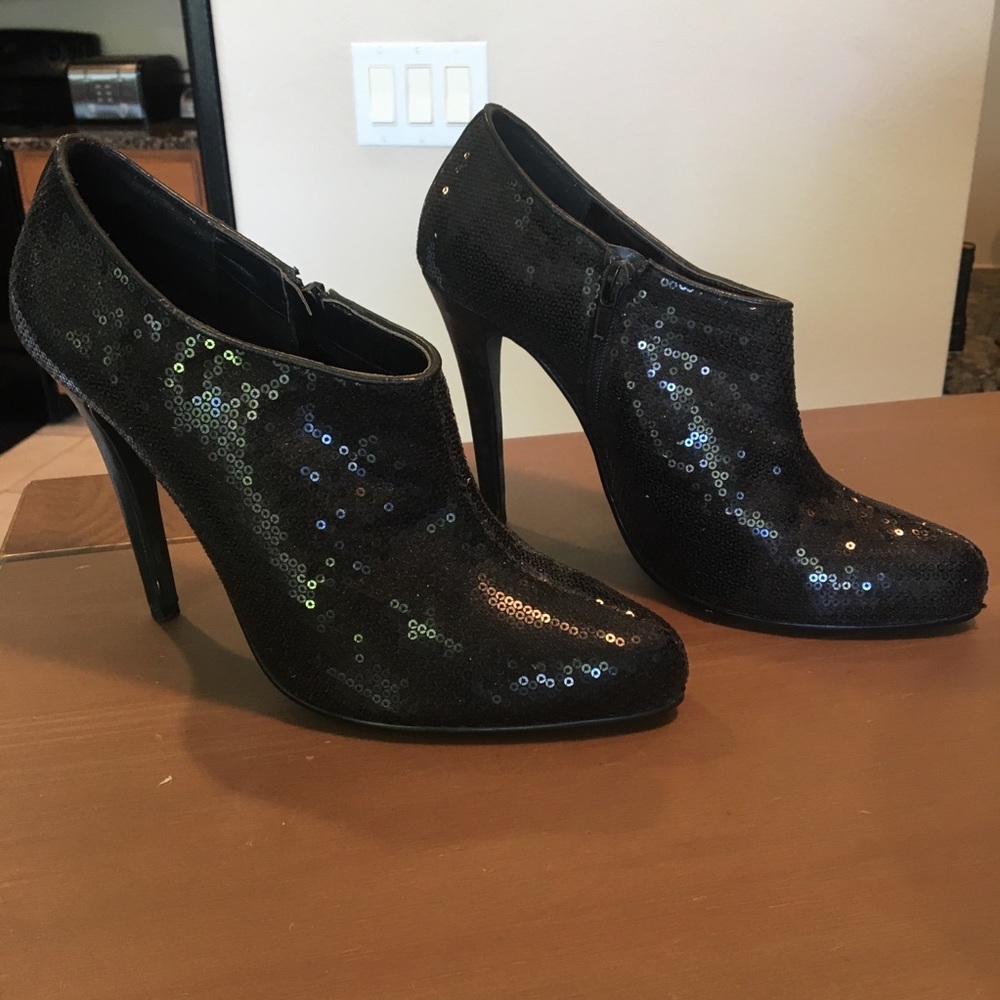 Sequined Charlotte Russe booties